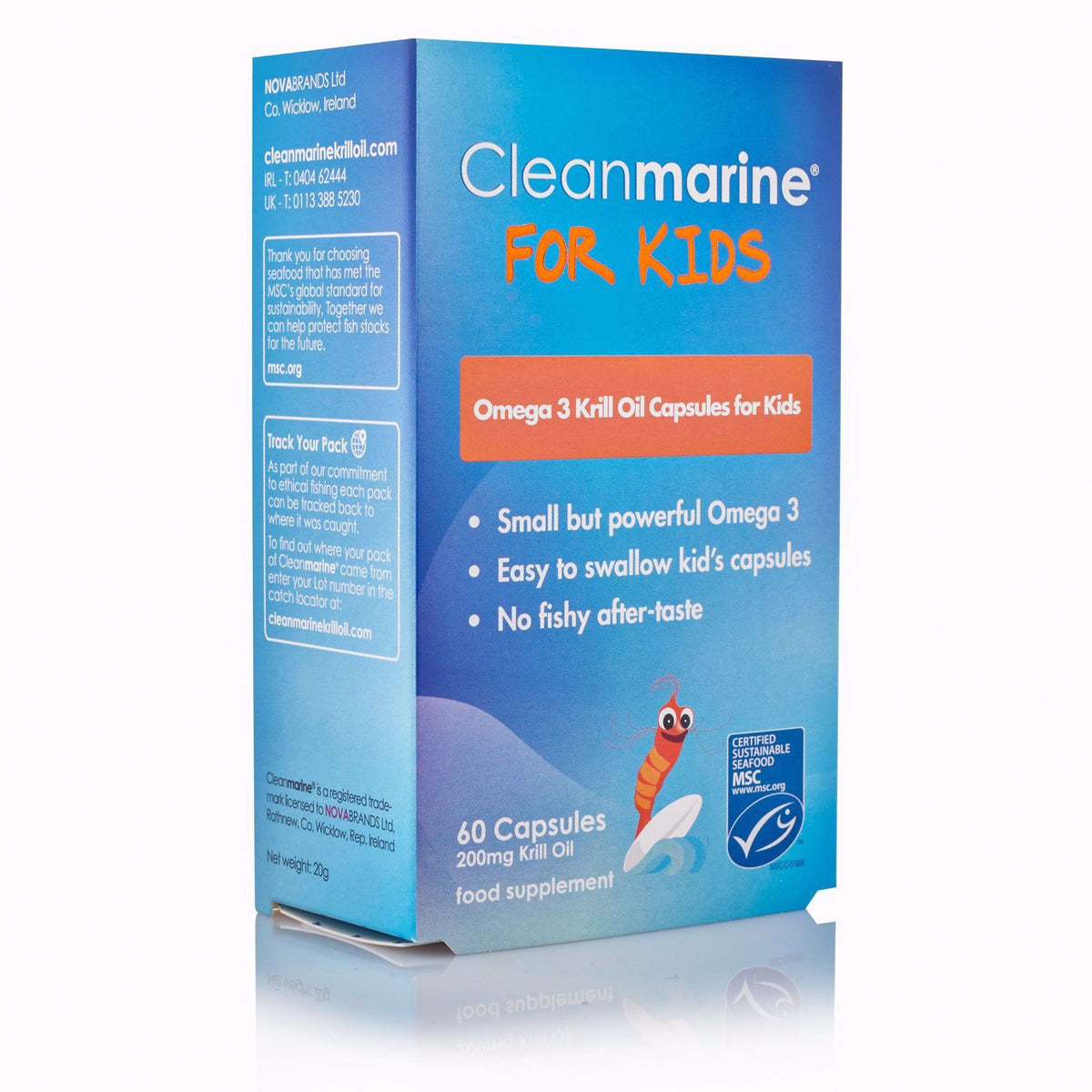Cleanmarine Krill Oil For Kids 60 Capsules Here's Health