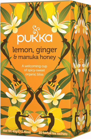 Pukka Lemon Ginger & Manuka Tea