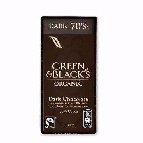 Green and Blacks Dark Chocolate 70% Cocoa 90g