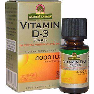 Natures Answer Vitamin D3 Drops 4000IU