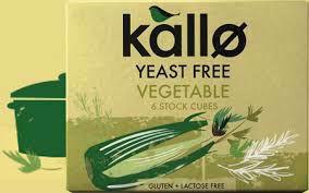 Kallo Yeast Free Vegetable Stock Cubes