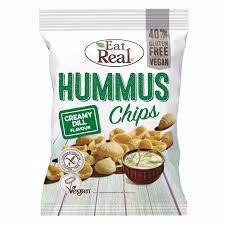 Eat Real Hummus Chips Creamy Dill 45g