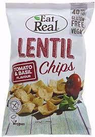 Lentil Chips Tomato & Basil