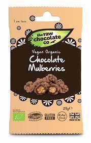 Vegan Organic Chocolate Mulberries 28g