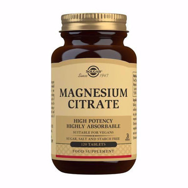 Solgar Magnesium Citrate 120 tablets