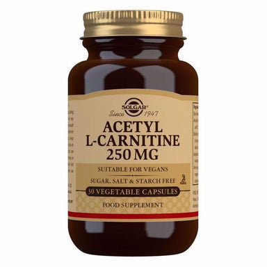 Solgar Acetyl-L-Carnitine 250mg 30 capsules