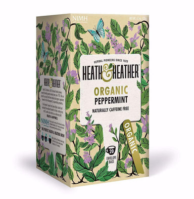 Heath & Heather Organic Peppermint 20 Bags