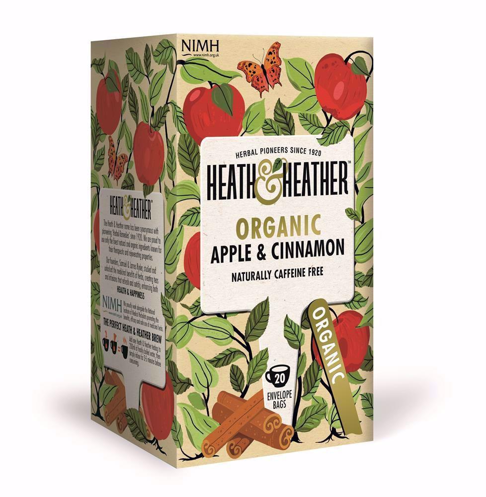 Heath & Heather Organic Apple and Cinnamon 20's