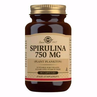 Solgar Spirulina 750mg 80 capsules