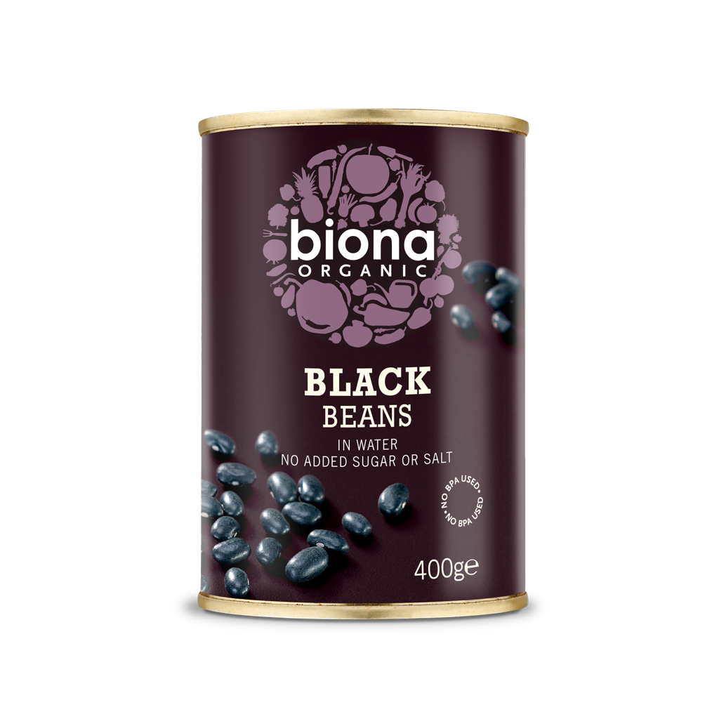Biona Organic Black Beans Tinned