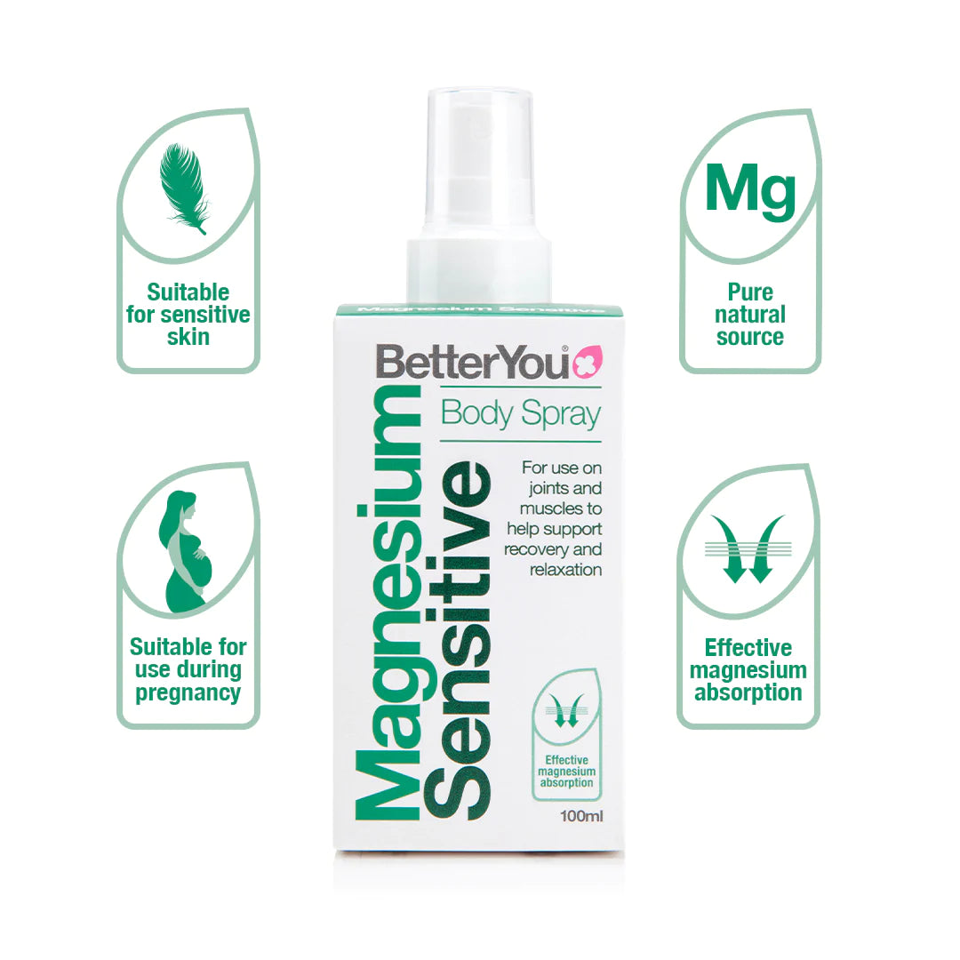 BetterYou Sensitive Magnesium Spray 100ml