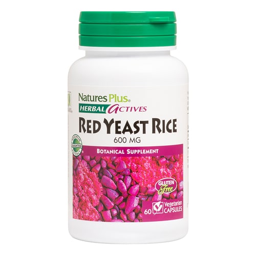 Natures Plus Red Yeast Rice 600mg 60 Capsules