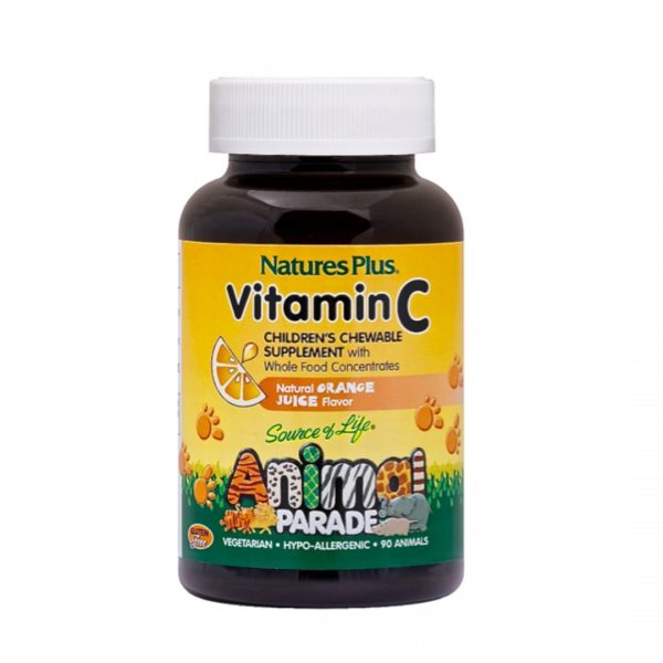 Natures Plus Source of Life Animal Parade Vitamin C 90 Animals