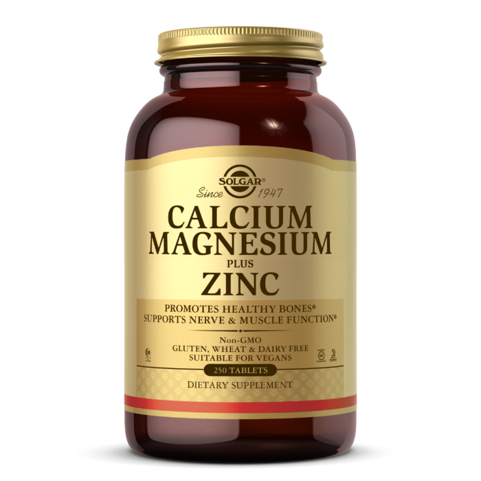 Solgar Calcium Magnesium Plus Zinc 250 tablets
