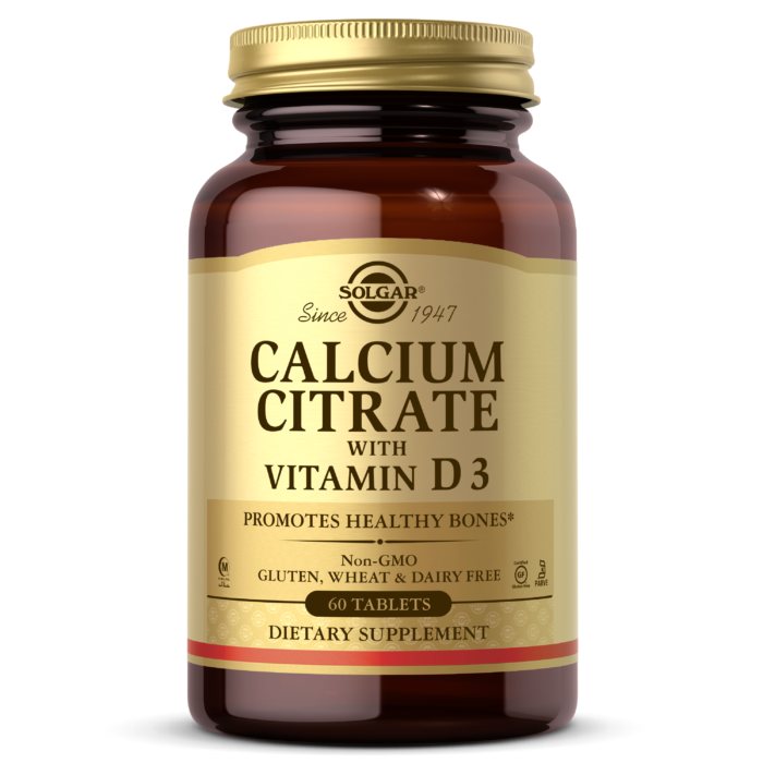 Solgar Calcium Citrate With Vitamin D3 240 Tablets