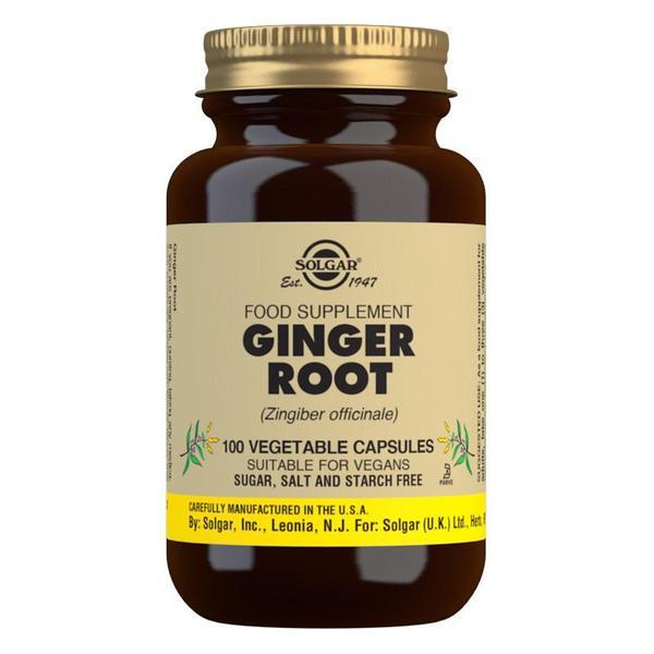 Solgar Ginger Root 100 Capsules