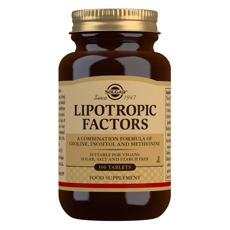 Solgar Lipotropic Factors 100 Tablets