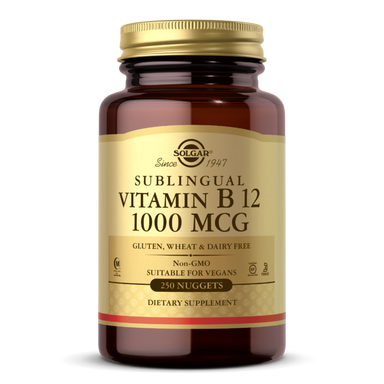 Solgar Vitamin B12 1000ug 250 Nuggets