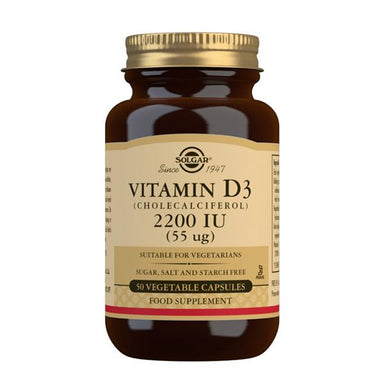 Solgar Vitamin D3 2200IU 50 Capsules