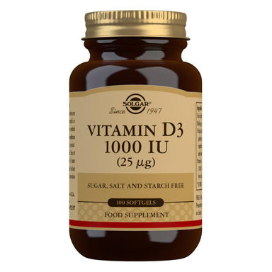 Solgar Vitamin D3 1000IU 250 Softgels