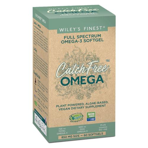Wileys Finest Catchfree Omega 3 60 Softgels