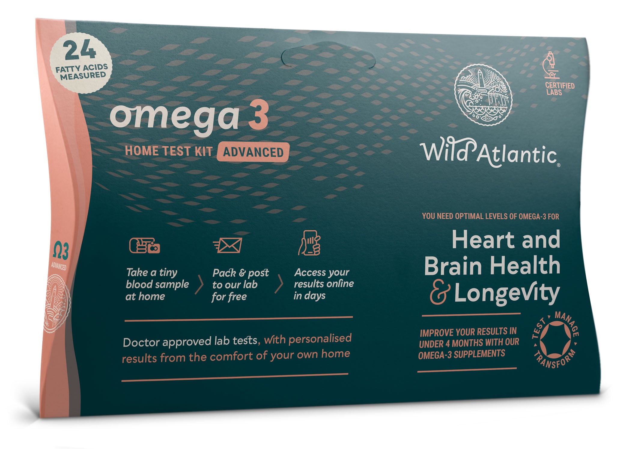 Wild Atlantic Health Omega-3 Advanced Home Test Kit