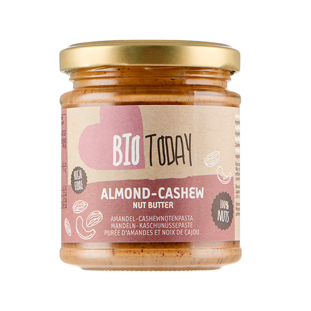 BioToday Almond Cashew Nut Butter Organic 170g