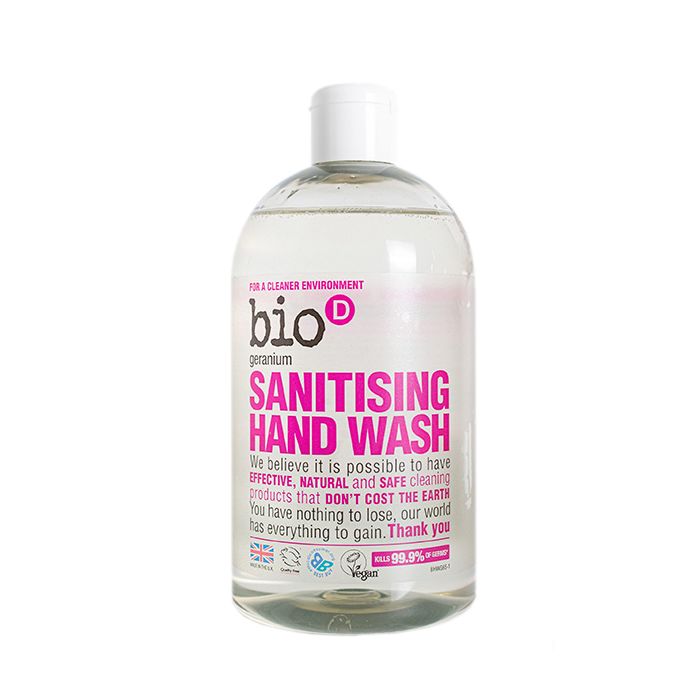 Bio-D Sanitising Hand Wash Geranium 500ml