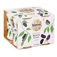 Biona Organic Black Beans 4 pack