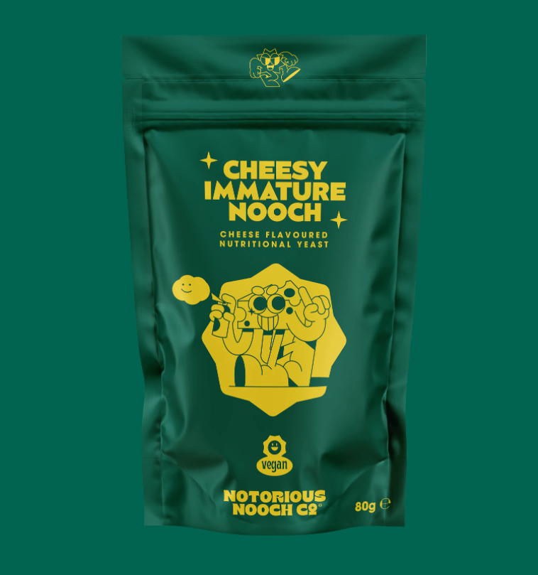 Notorious Cheesy Immature Nooch 60g - Here's Health