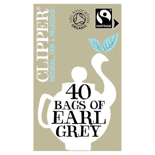 Clipper Organic Earl Grey Tea 40 Bags