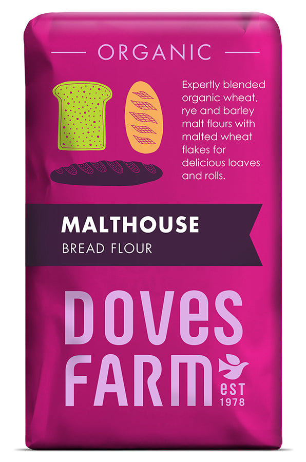 Doves Organic Malthouse Flour 1kg