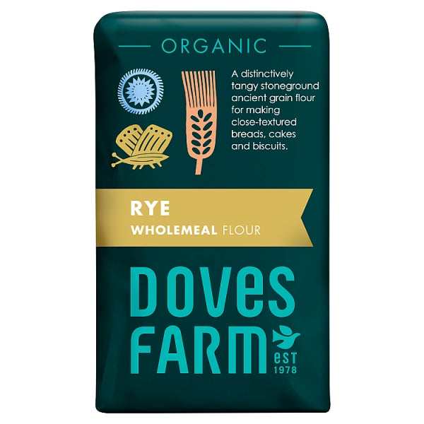 Doves Rye Wholemeal Flour 1kg