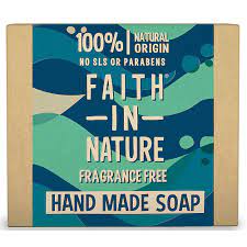 Faith in Nature Fragrance Free Soap Bar 100g