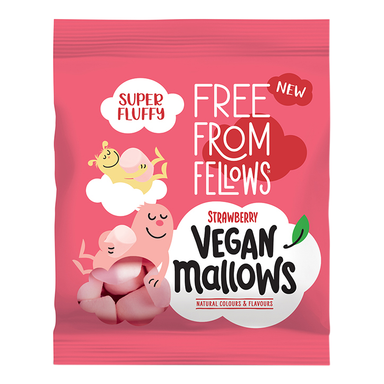 Free From Fellows Vegan Strawberry Mallows 105g