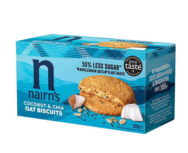 Nairn's Coconut & Chia Oat Biscuits