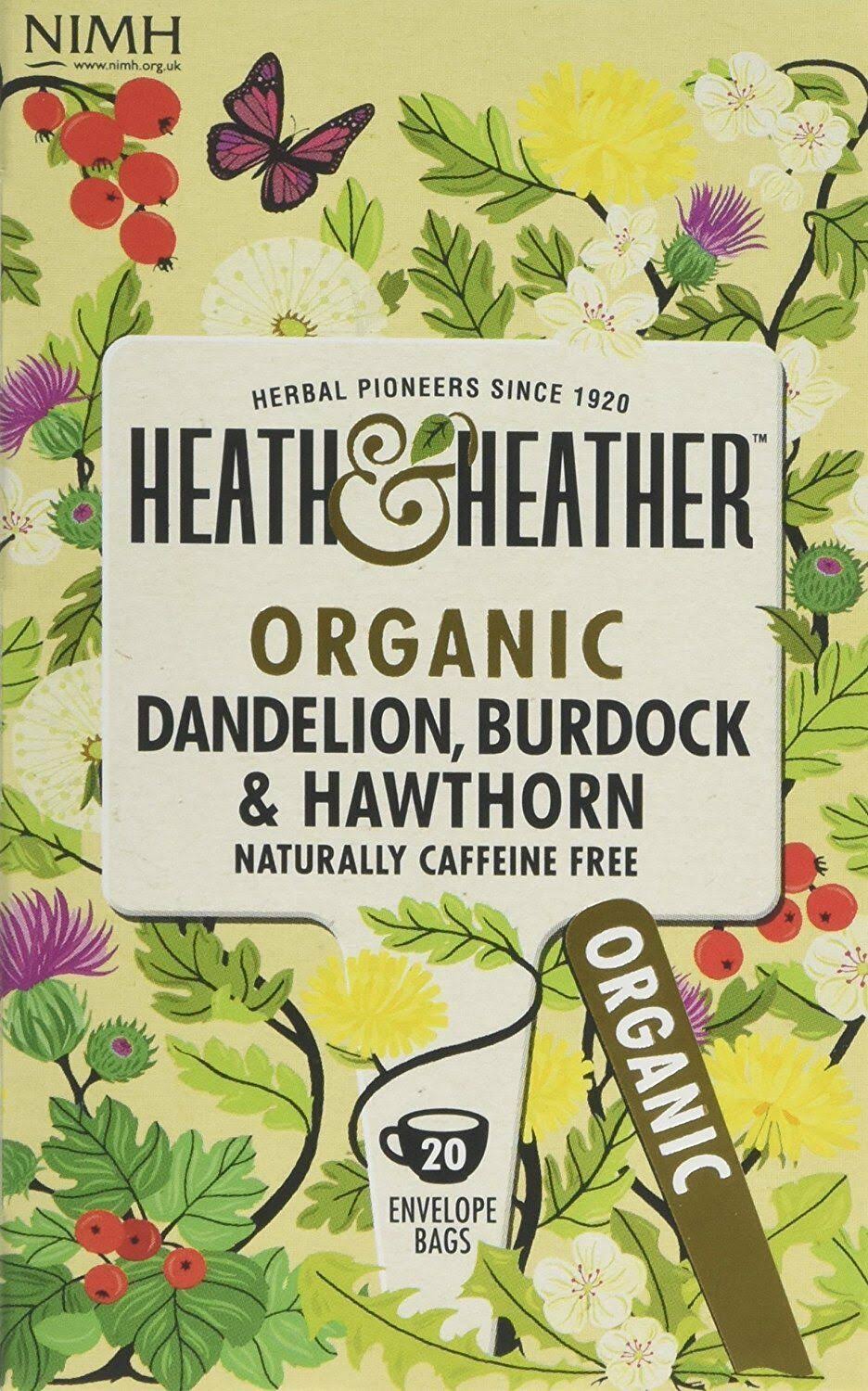 Heath & Heather Dandelion, Burdock & Hawthorn 20 Bags
