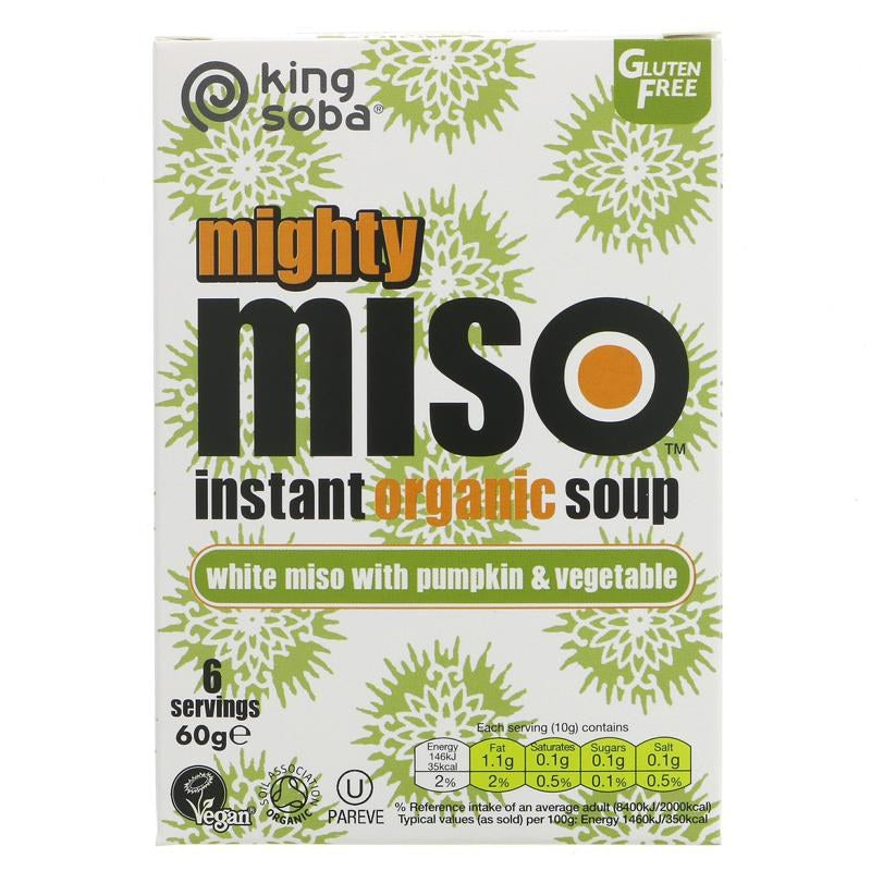 King Soba White Miso with Pumpkin & Vegetable 60g
