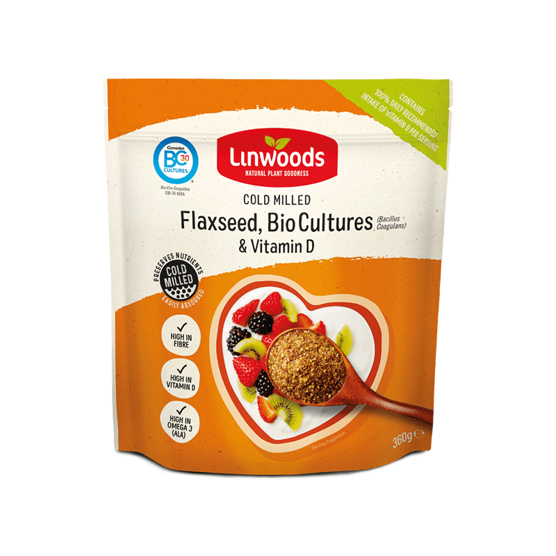 Linwoods Flaxseed, BioCultures & Vitamin D 360g