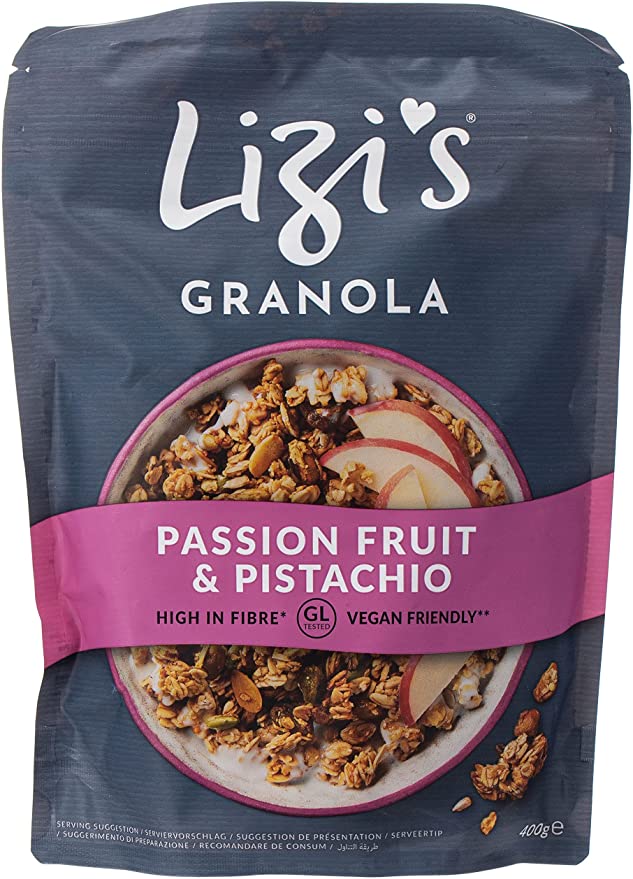 Lizi's Passionfruit & Pistachio Granola 400g