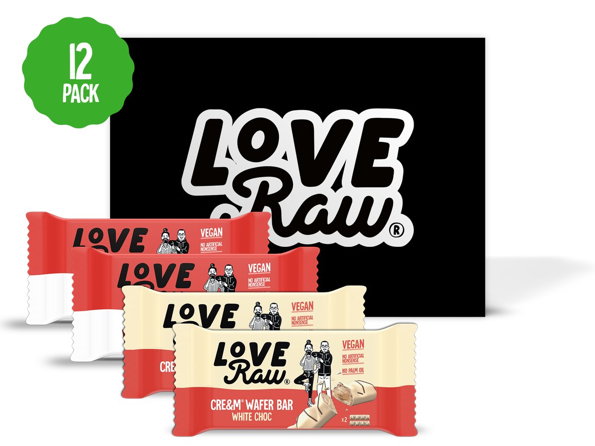 Love Raw Mixed Wafer Box - 12 Bars