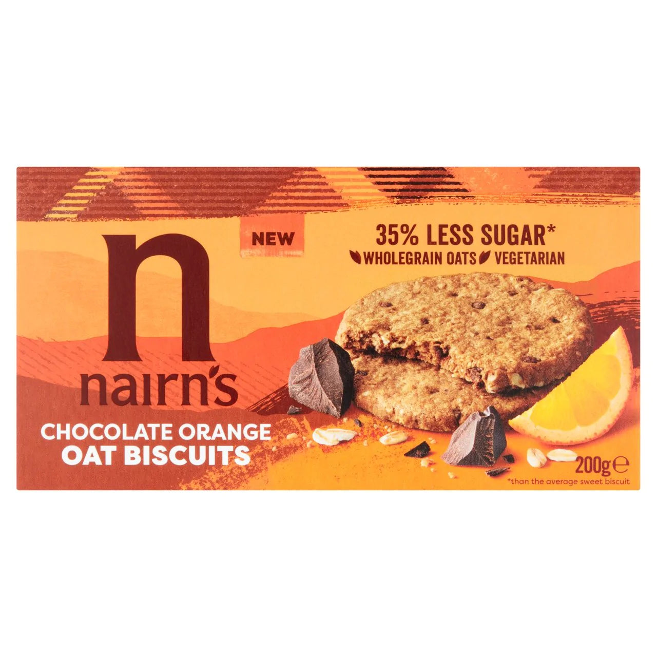 Nairn's Dark Chocolate and Orange Oat Biscuits