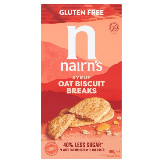 Nairn's Gluten Free Syrup Oat Biscuits 160g
