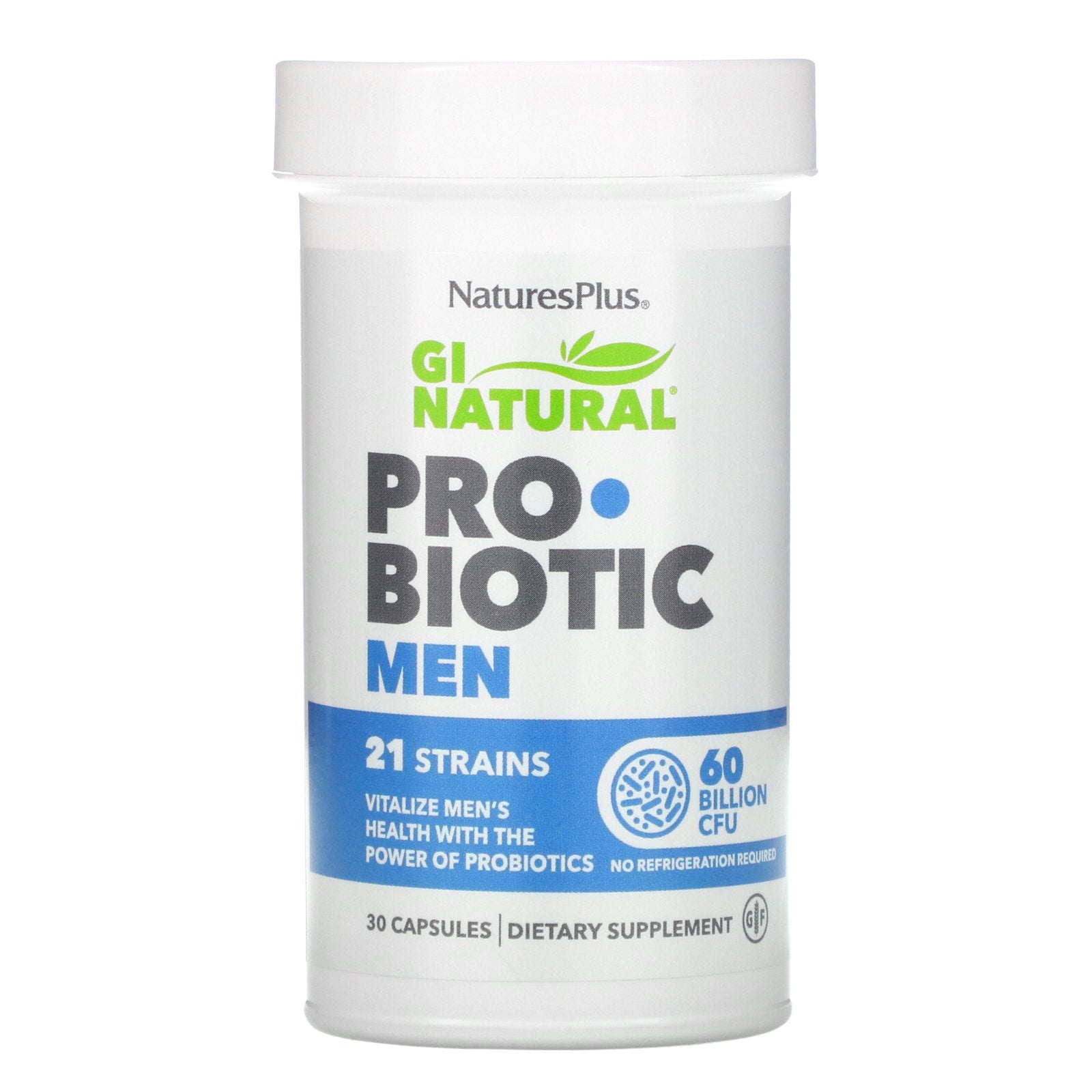 Nature's Plus GI Nutra Probiotic Men 30 Capsules