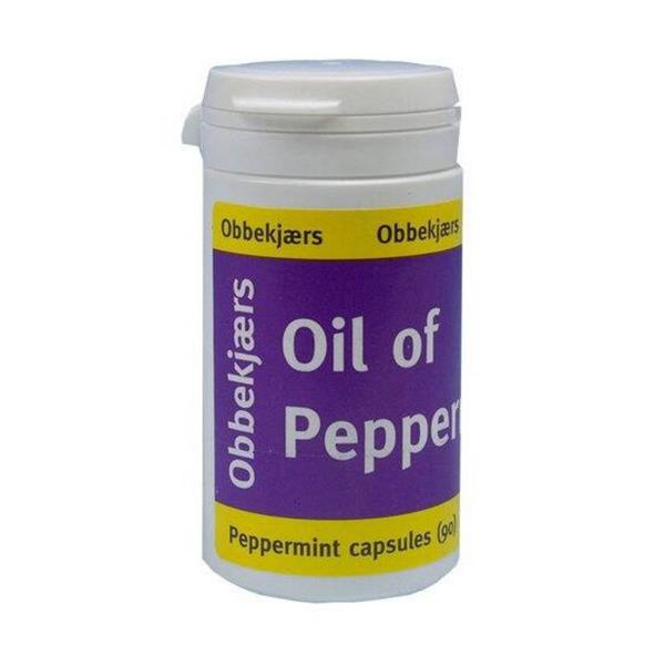 Obbekjaers Peppermint Oil 60 Capsules