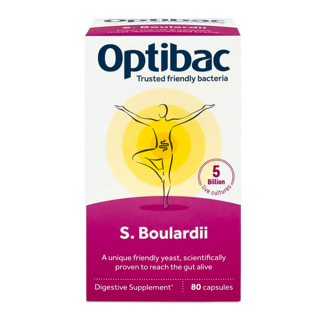 Optibac Saccharomyces Boulardii 80 Capsules