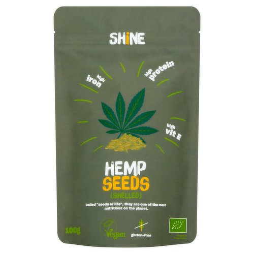 Shine Hulled Hemp Seeds 100g