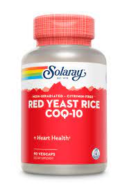 Solaray Red Yeast Rice with CoQ-10 60 Capsules