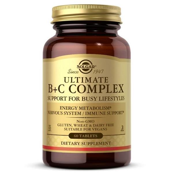 Solgar Ultimate B+C Complex 60 Tablets