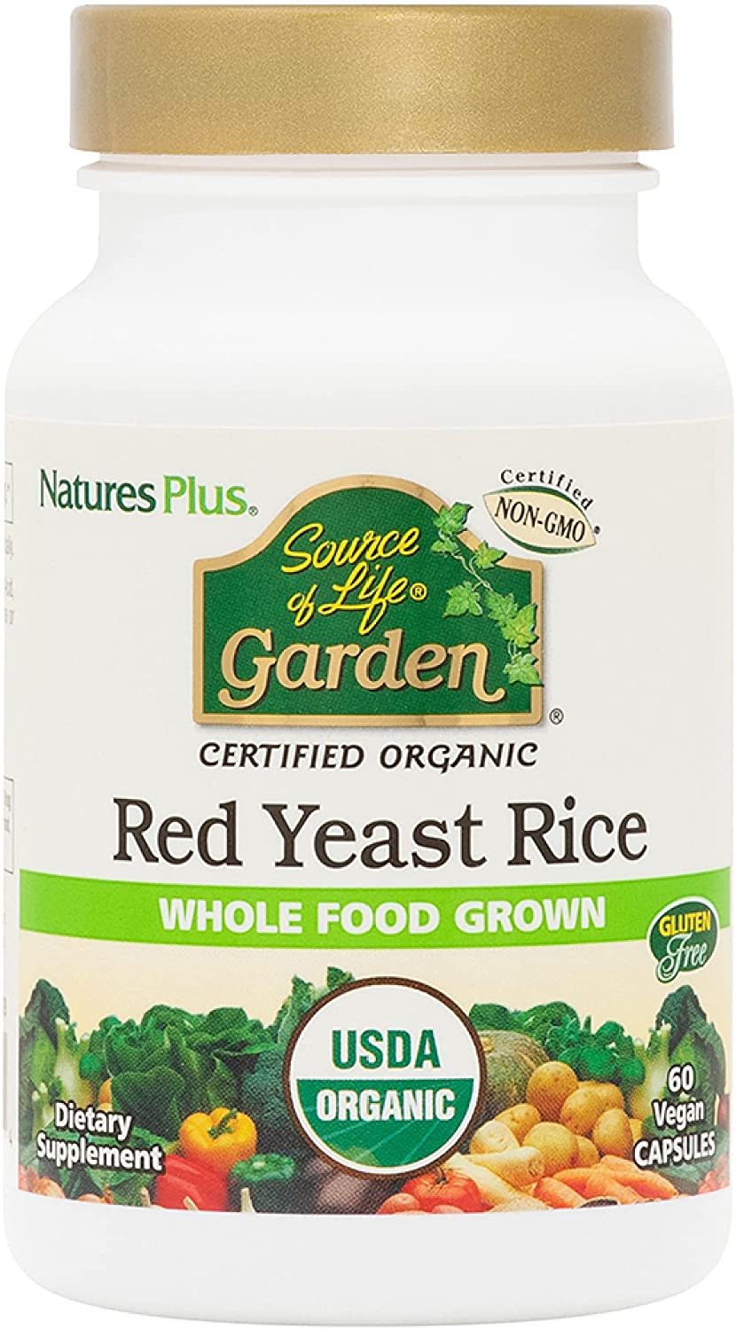 Nature's Plus Source Of Life Garden Red Yeast Rice 60 Capsules